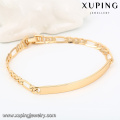 74609 xuping mode baby schmuck 18k gold einfache baby ketten armbänder